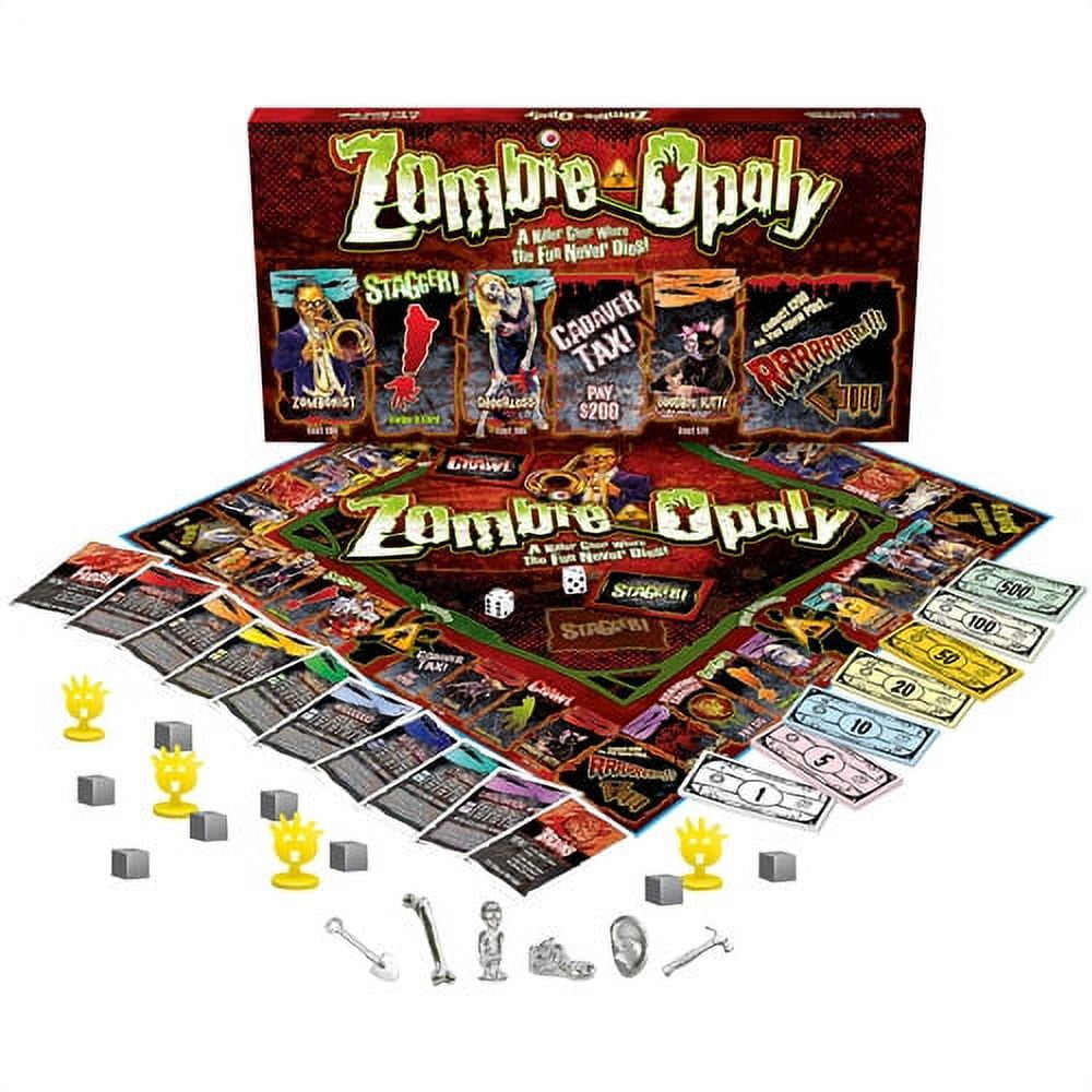 Zombie Opoly Board Game, by Late For The Sky