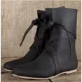 thumbnail image 1 of Late medieval boots Leather Medieval Larp Shoes SCA LARP Brown Size - 42, 1 of 1