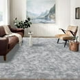 thumbnail image 1 of Latepis 12x12 Carpet Grey Faux Fur Rug for Living Room and Bedroom Large Fluffy Rugs Shag Rug Fuzzy Rug for Sofa Office Bedroom Square, 1 of 7