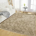 thumbnail image 1 of Latepis Beige Washable Rugs 4x6 Rug for Living Room Fluffy Carpet Rug Soft Shag Rug Faux Sheepskin Fur Rug for Bedroom Floor Rug Fuzzy Room Rug Home Decor Sheepskin, 1 of 5