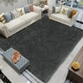 thumbnail image 1 of Latepis Dark Grey Fur Rug 8x10, Faux Sheepskin Rug for Living Room Bedroom Rugs Washable Rug Fluffy Rug, Rectangle, 1 of 7