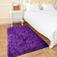 thumbnail image 1 of Latepis Small Area Rugs 3x4 Purple Faux Fur Rug Fluffy Carpet Shag Rug for Living Room Washable Furry Rug for Bedroom Nursery Kids Rug Floor Rug Rectangle, 1 of 5