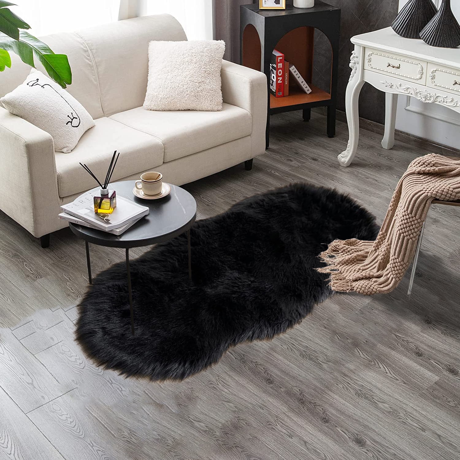 Fur Rug Backdrops Latepis Faux Sheepskin Fur Rug 2x4 Feet Fluffy Shag Nursery Rug ...