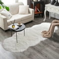 thumbnail image 1 of Latepis Soft Faux Sheepskin Fur Rug 2x6 Rug Runner White Fluffy Rug Shag Nursery Rug Carpet Area Rug for Bedroom Living Room Hallway, Cushion, Home Décor, 1 of 8