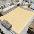 thumbnail image 1 of Latepis Super Large Area Rug 8x10, Fur Rug Faux Sheepskin Rug for Living Room, Bedroom Rugs, Luxury Room Decor, Fluffy Rug, Light Yellow, Rectangle, 1 of 6