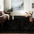thumbnail image 1 of Latepis Super Large Soft Faux Fur Rug 9x12 Area Rug Sheepskin Rug for Living Room Floor Sofa Fluffy Rug for Bedroom, Black, 1 of 8