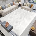 thumbnail image 1 of Latepis White Faux Fur Rug 8x10, Faux Fur Sheepskin Rug for Living Room, Fluffy Washable Rug for Bedroom, Nursery Room, Luxury Room Decor, Fuzzy Rug, Rectangle, 1 of 8