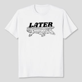 Later Alligator T-shirt, Sizes S-5XL - Gategoo