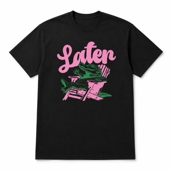 Later Gator Graphic T-Shirt, Funny Alligator Unisex Classic Tee