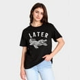 thumbnail image 1 of Later Gator Shirt, Alligator Funny Offensive Crocodile Shirt, Loose Type Shirt For Women, Perfect For Holiday Parties Or Gift Giving, Soft And Comfortable, 1 of 6