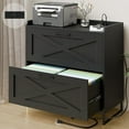 Lateral File 2 Drawer File with Charging Station