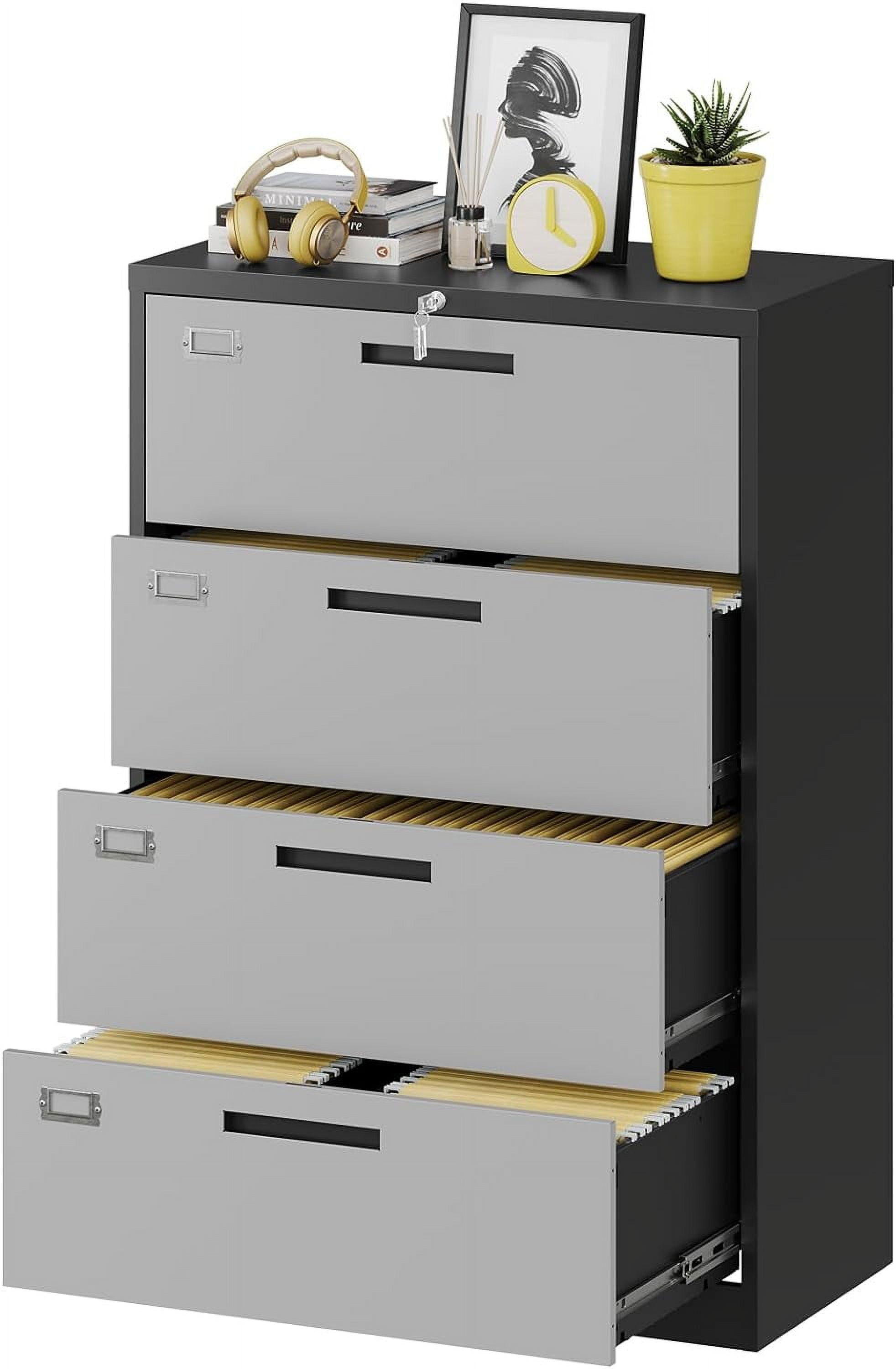 Locking File Cabinet Organization HOMCOM 2-Drawer Lateral File Cabinet With  Lock - Letter, A4 \u0026 Legal Size Filing Storage White Office Storage Furniture, image size:1964x3000