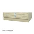 thumbnail image 1 of Lateral Metal Filing Cabinet, Putty, 1 of 4