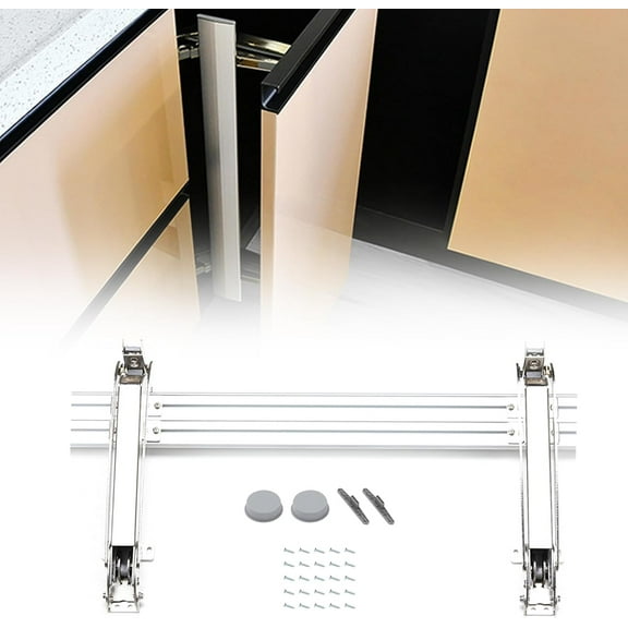 Lateral Opening Door Hinge Set, 19.8lbs Loading Heavy Duty Door Hinges, 180 Parallel Opening Cabinet, Cabinet Wardrobe Sliding Hinge Set