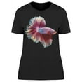 thumbnail image 1 of Lateral View Siamese Betta Fish T-Shirt Women -Image by Shutterstock, Female Small, 1 of 2