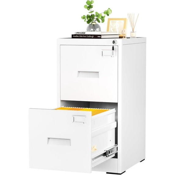 Lateral file cabinet with lock, metal office file cabinet with drawers for home office, lockable file cabinet for legal/letter/A4/F4 size