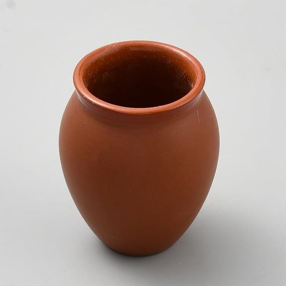 Laterite Clay Cups for Drink Cocktail Beer Barrel Chocolate 53x64.5mm Inner Diameter: 34mm