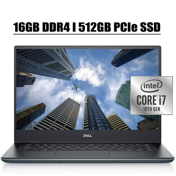 Latest 2020 Dell Vostro 14 5490 5000 Premium Laptop Computer I 14" FHD NT Display I 10th Gen Intel Quad-Core i7-10510U I 16GB DDR4 512GB PCIe SSD I 2GB GeForce MX250 Backlit WIFI Win 10 Pro