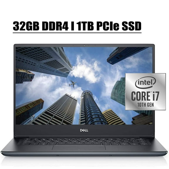 Latest 2020 Dell Vostro 14 5490 5000 Premium Laptop Computer I 14" FHD NT Display I 10th Gen Intel Quad-Core i7-10510U I 24GB DDR4 1TB PCIe SSD I 2GB GeForce MX250 Backlit WIFI Win 10 Pro