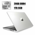 thumbnail image 1 of Latest 2020 HP 14 Business Laptop Computer I 14 inch HD Micro-Edge Display I Newest 10th Gen Intel Dual-Core i3-1005G1 I 20GB DDR4 1TB SSD I USB 3.1 Type-C 802.11ac Bluetooth 4.2 Win 10 (Silver), 1 of 8