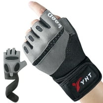 Latest 2022 Workout Gloves Weight Lifting Gym Exercise Fitness Gloves for Men Women with Wrist Wrap Support Full Palm Protection, for Weightlifting, Training, , Hanging, Pull ups …