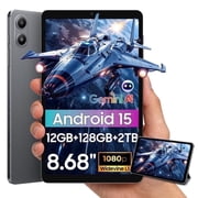 أحدث الأجهزة اللوحية التي تعمل بنظام Android 15 Link 2، شاشة IPS مقاس 8.68 بوصة،ذاكرة وصول عشوائي 12 جيجابايت، ذاكرة قراءة فقط 128 جيجابايت/2 تيرابايت TF، Gemini AI، T310 Ouard-Core، بطارية 5000 مللي أمبير، Widevine L1، مكبرات صوت مزدوجة الصندوق، رمادي