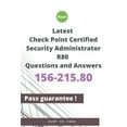 thumbnail image 1 of Latest Check Point Certified Security Administrator 156-215.80 R80 Questions and Answers: 156-215.80 Workbook, (Paperback), 1 of 1