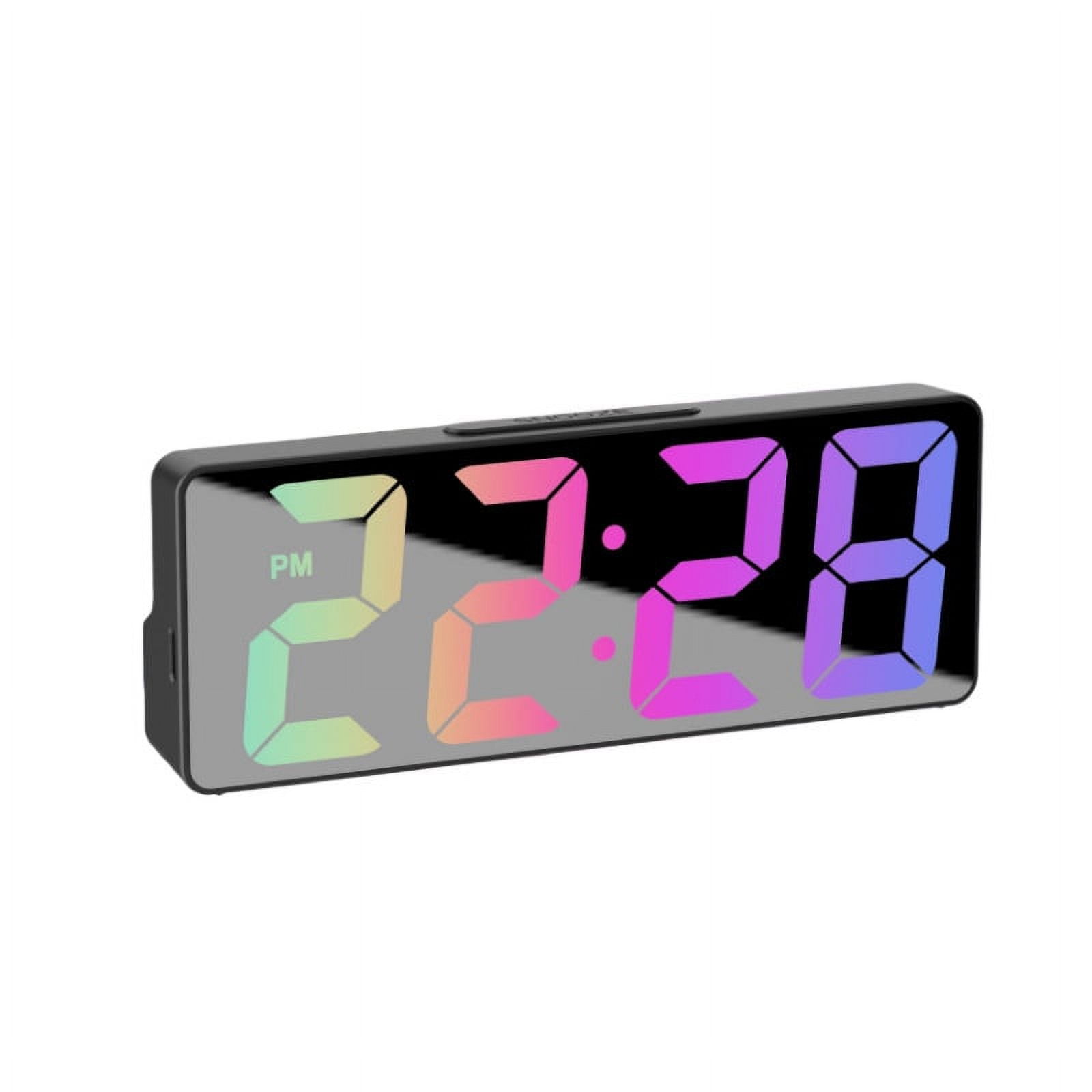 Latest Digital Clock LED Alarm Clock Bedroom Electronic Desktop Clock ...
