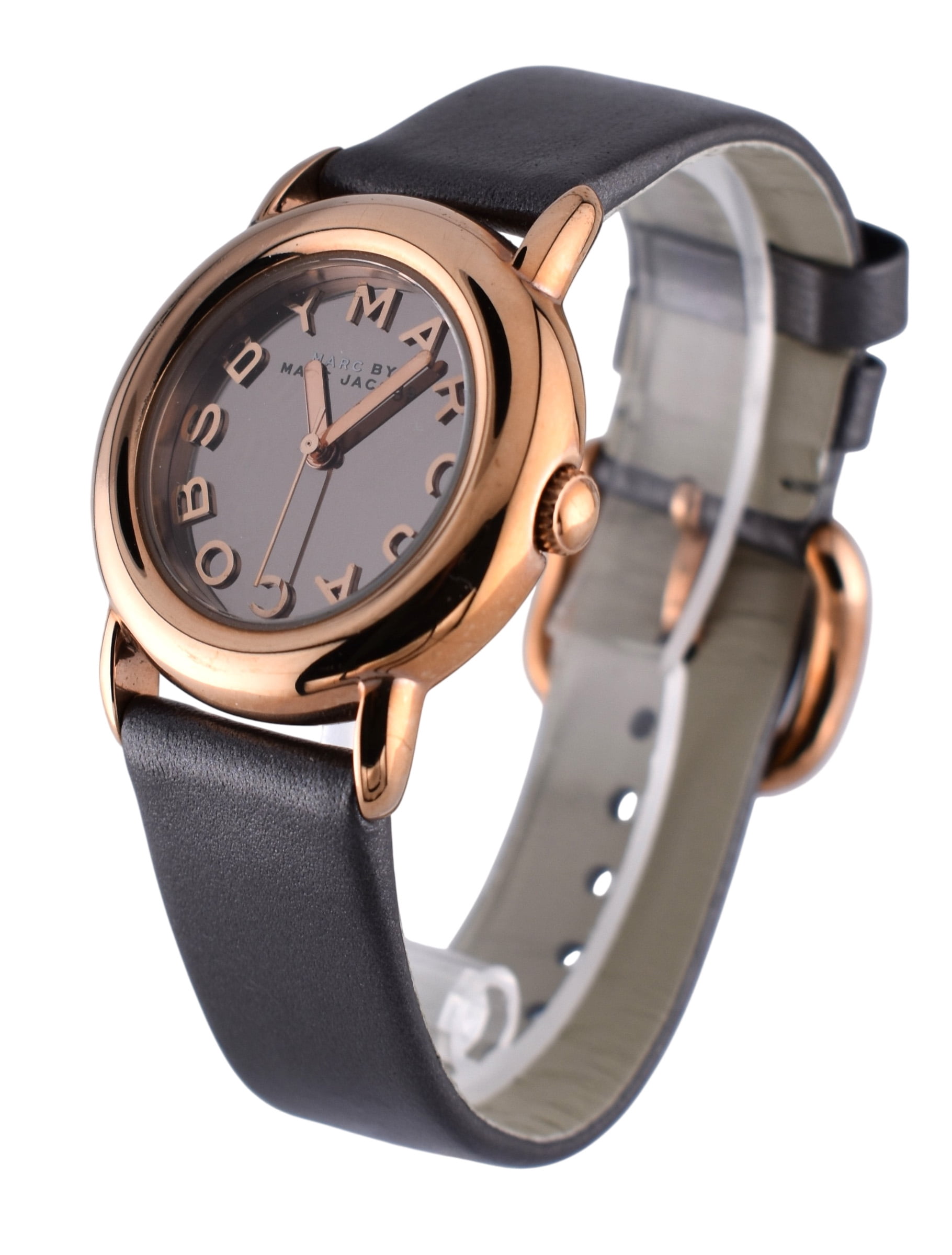 Marc by Marc Jacobs Womens Classic Rainbow Crystal Black Dial Gold Tone Watch Marc Jacobs All Watches | Gold - Walmart.com main image 2