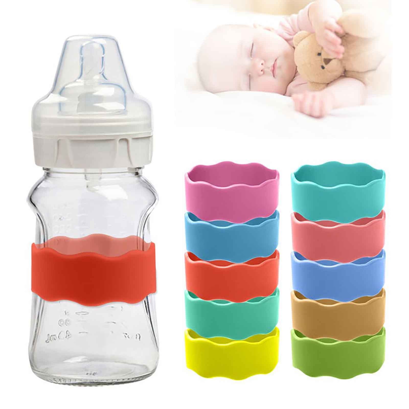 Latest Model 2025 Food Grade Silicone Bottle Sleeve Breastfeeding