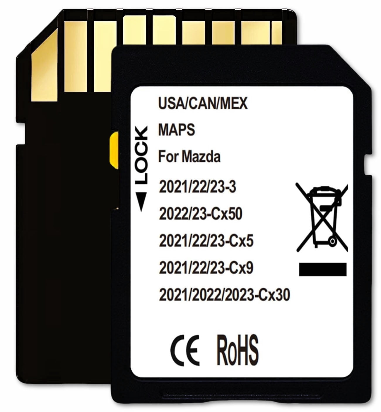 Latest Navigation Memory SD Card,Compatible with:Cx5(2021-2023), Cx9(2021-2023), Cx50(2022-2023),Cx30(2021-2023), 3(2021-2023)(Ceypec-02)