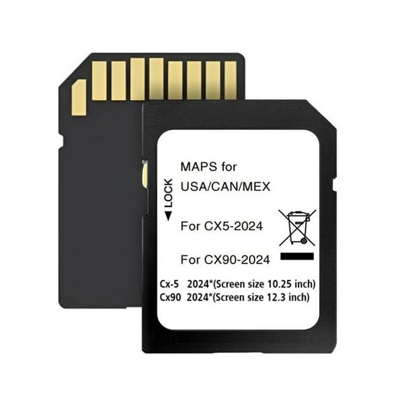 Latest Navigation SD Card Compatible with CX5-2024 CX90-2024, only works for USA/MEX/CAN