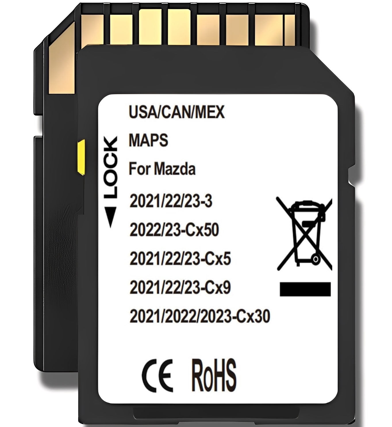 Latest Navigation SD Card,Compatible with:Cx5(2021-2023), Cx9(2021-2023), Cx50(2022-2023),Cx30(2021-2023), 3(2021-2023)