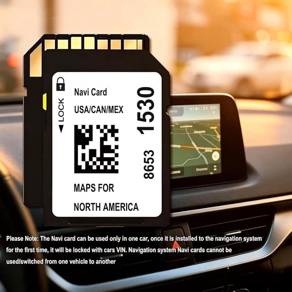The Latest Navigation SD Card Version 8653 1530, Updated Map for GM Chevrolet GMC Cadillac Buick, North America Maps Cover United States, Canada and Mexico
