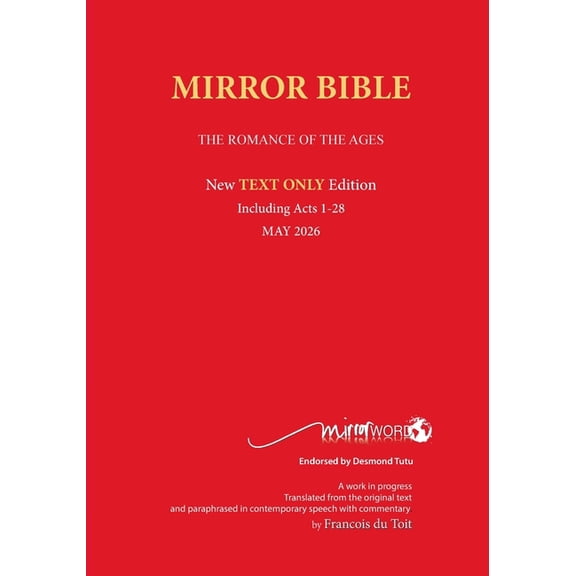 Latest PAPERback MAY 2026 Edition TEXT ONLY Mirror Bible Including complete ACTS [Without Commentary & Study notes], (Paperback)