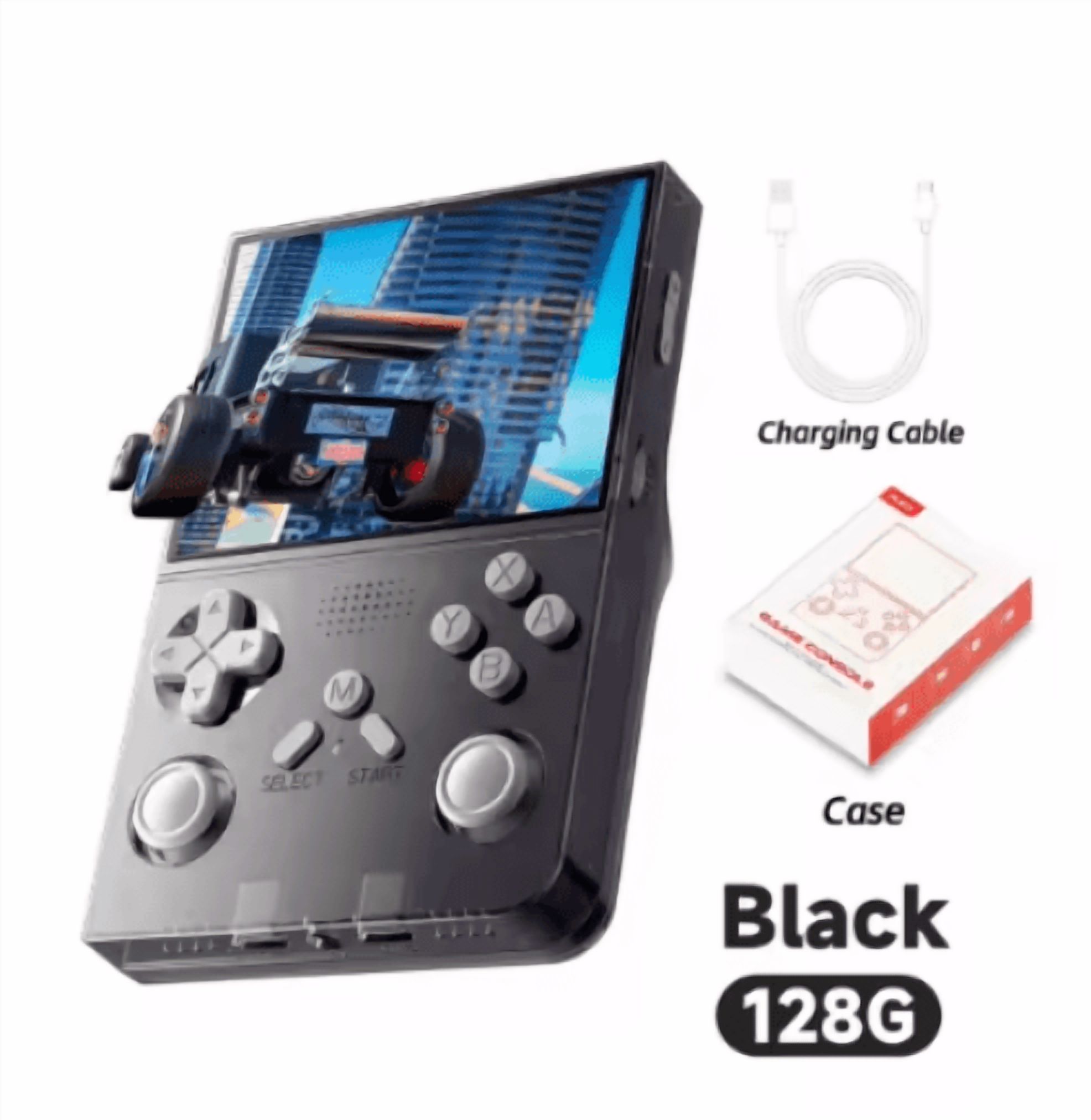Latest R40sPro open source handheld game console, nostalgic arcade games, 3.5.-inch 3D large screen128 console, nostalgic arcade games, 3.5-inch 3D large screen128