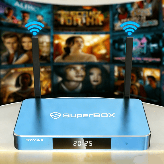 Latest SuperBox S7 Max TV Box with Android System