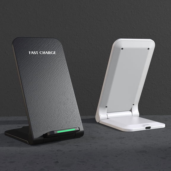 Latest Upgraded Version-Foldable Wireless Charger Stand for Iphone 11/ 12/ 13/ 14/ 15/ 16 Pro Max S20/ S21/ S22/ S23/ S24 Ultra - 15W Rapid Charging Pad with Phone Support Function