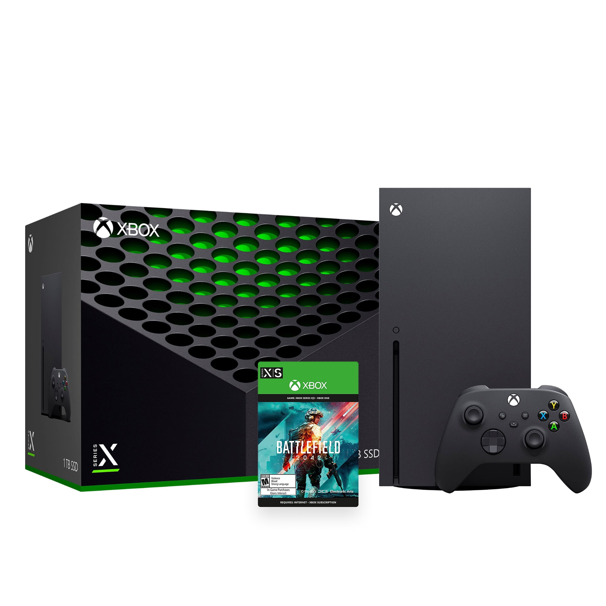 Latest Xbox Series x Gaming Console Bundle - 1TB SSD Black Xbox Console and Wireless Controller with Overwatch 2 Watchpoint and Mytrix HDMI Cable