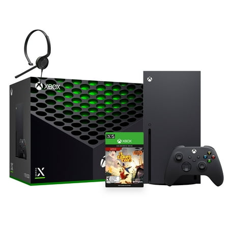 Latest Xbox Series X Gaming Console Bundle - 1TB SSD Black Xbox Console and Wireless Controller with It Takes Two and Mytrix Chat Headset