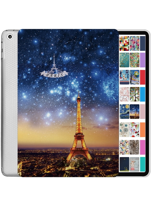 Latest iPad 10.9 Inch 2022 10 Gen [ 10th Generation ] A2696 A2757 A2777 MPQ13LL/A MPQ33LL/A MPQ03LL/A MPQ23LL/A MPQ93LL/A MPQC3LL/A MPQ83LL/A Printed Shock Absorbant Flexible TPU Case - Paris Night