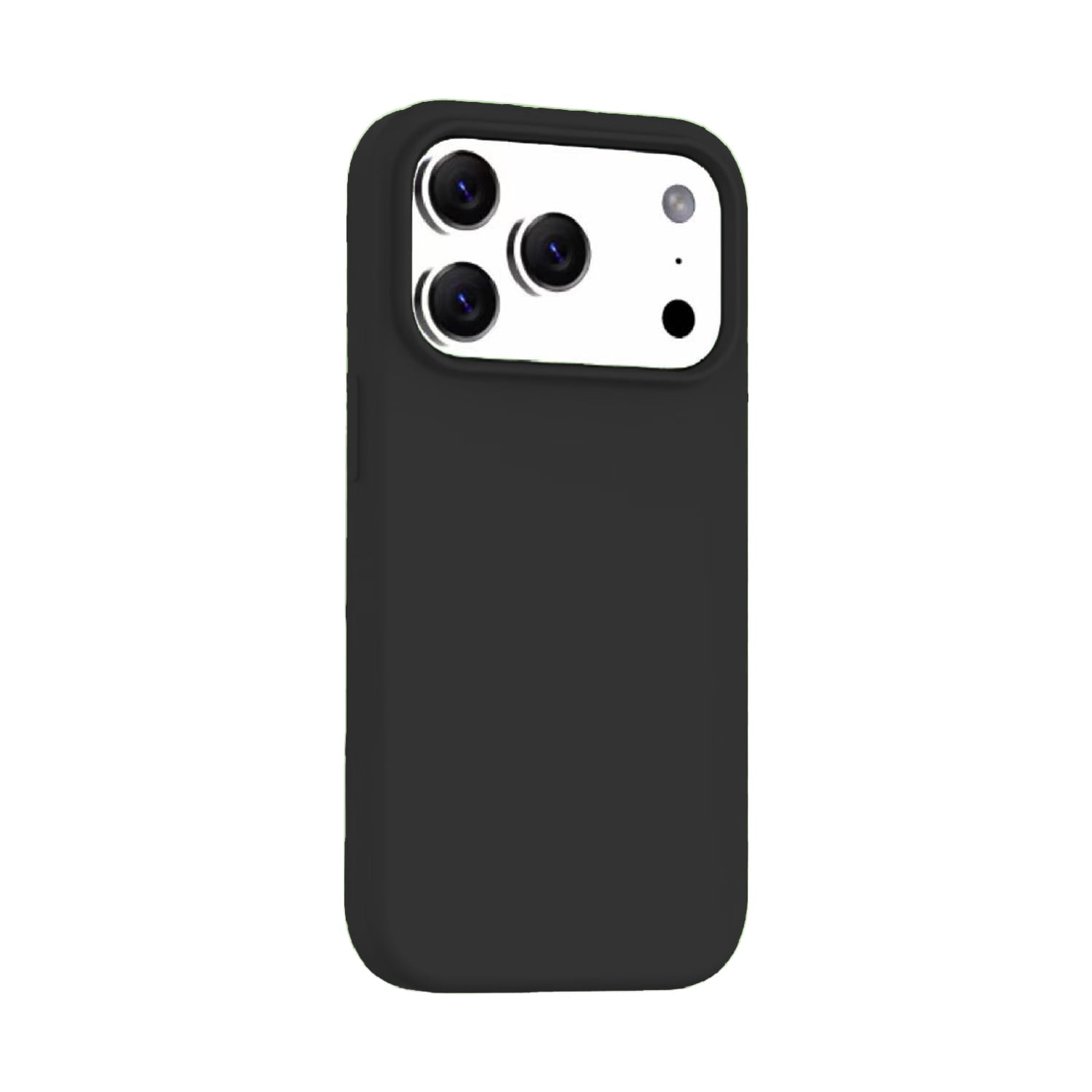 Soft Silicone Case for iPhone 17 Pro - Black