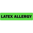 thumbnail image 1 of Latex Allergy Labels - Bright Fluorescent Green - Optimal Visibility, Durable and Easy to Apply, 1 of 4