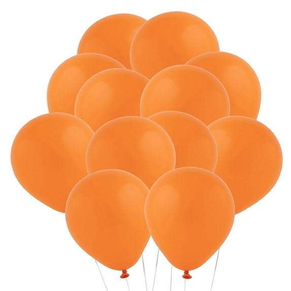 Latex Balloons Orange 5" Bulk 144 Pc