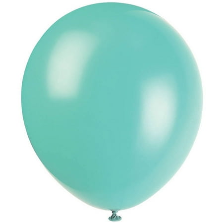 Latex Balloons, Sea Foam Aqua, 12in, 10ct