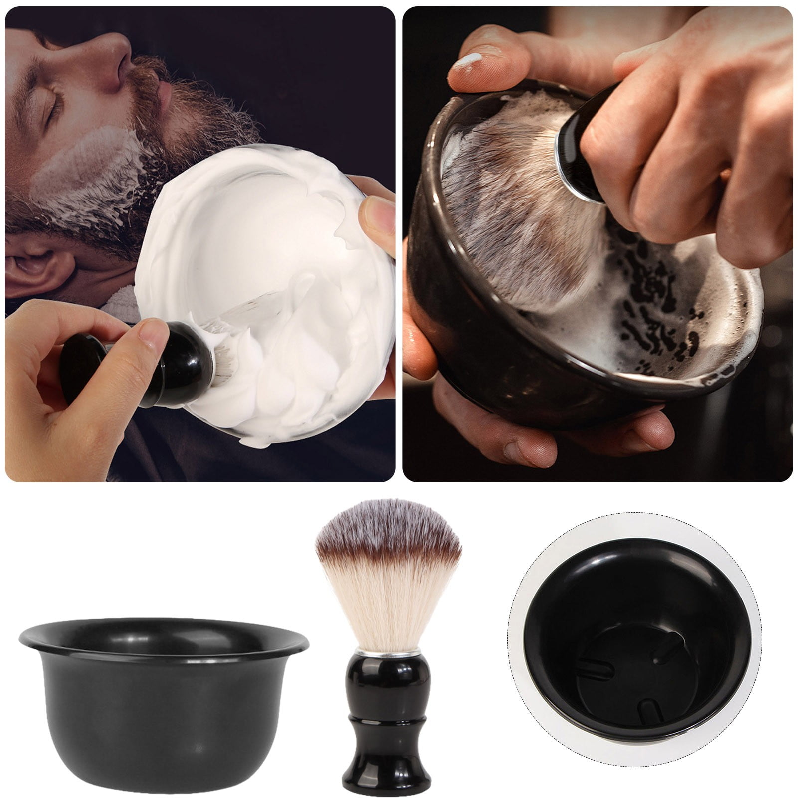 Latex Caulk Remover Mopping Men's Beard Care Set Shaving Clean Foaming