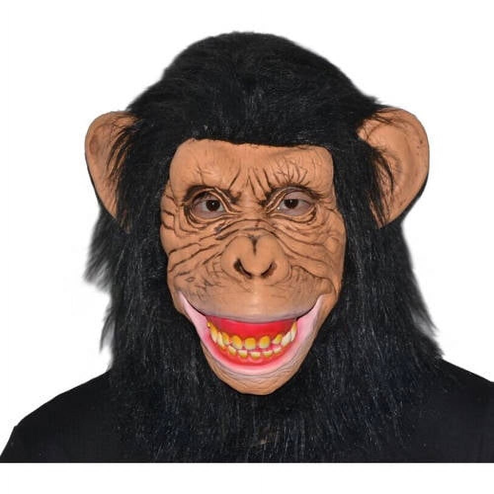 Latex Chimp Mask Halloween Costume Accessory