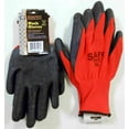 thumbnail image 1 of Latex Coated Work Gloves, X-Large Red/Orange Assortment, 1 of 1