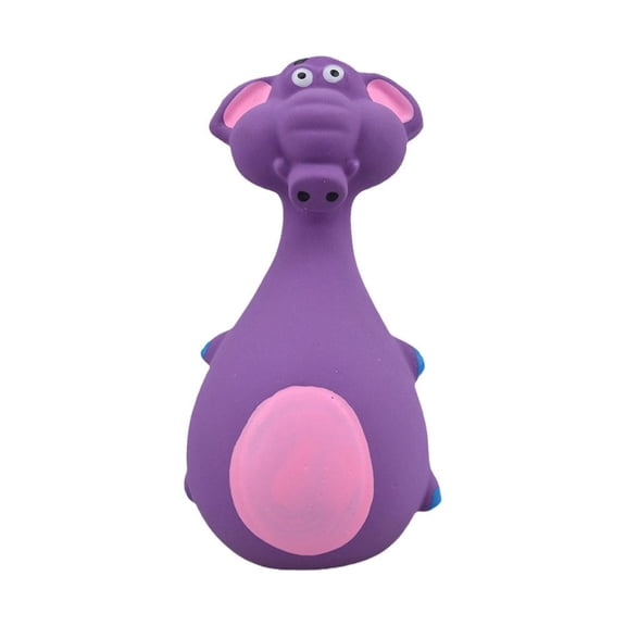 Latex Dog Toy, Squeaky Elephant/Cow/Donkey Animal Chew Pet Rubber Vocal Toy, Interactive Bite Resistant Toy for Small & Large Dogs