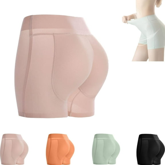 Latex False Buttocks Square Angle Underwear, Butt Pads Butt Lifting Shapewear Tummy Control for Women